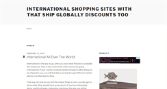 Desktop Screenshot of internationalshoppee.com
